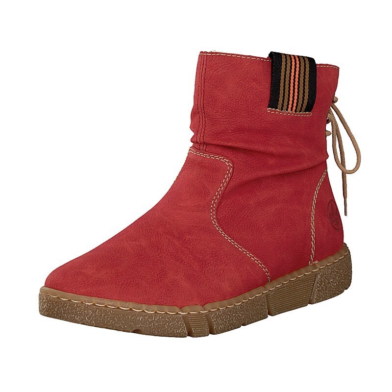 Botas Rieker X1791-38 Para Mulher - Vermelhas